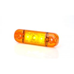 Sidomarkering Slim Orange 3 LED