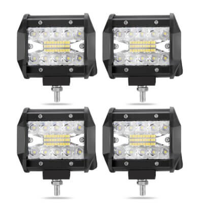 4-Pack LED Arbetsbelysning Cree 36W