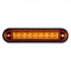 Sidomarkeringslampa 8xLED 12/24V gul