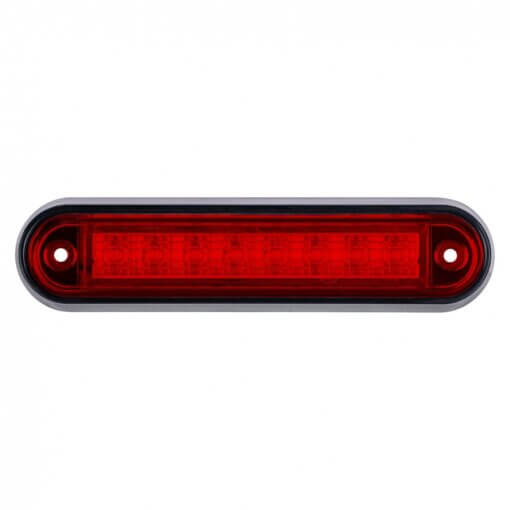 Sidomarkeringslampa 8xLED 12/24V röd