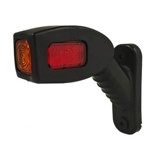 Gummiarm Positionsljus Kort 12-24V LED-Vänster